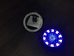 ARC REACTOR Wearable Iron Man Tony Stark Prop - Personalisable - Cosplay or Disp - Picture 1 of 12