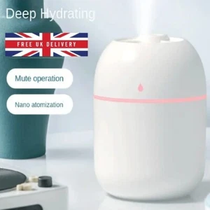 USB-Powered Portable Humidifier with 2 Mist Modes - Picture 1 of 8