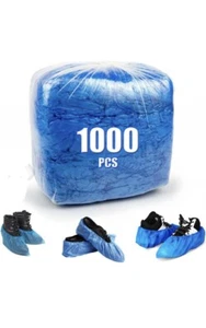Shoe Covers Disposable 1000 PCS (500 Pairs) Reusable Boot Covers Waterproof NEW - Picture 1 of 6