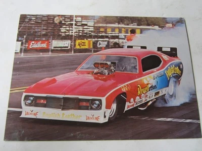 NHRA 1975 Ed The Ace McCulloch REVELLUTION Dodge Funny Car Drag Racing Folleto Foto 1 de 3