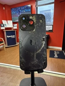 Carcasa OEM iPhone 14 Pro A2650 Apple OEM *DAÑADA* - VIDRIO AGRIETADO - Imagen 1 de 9