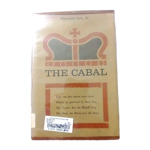 The Cabal by Maurice Lee Jr. First 1st Edition Illinois Press 1965 history  - Imagen 1 de 6