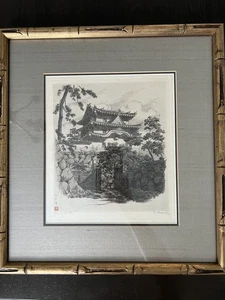 Grabado original japonés K. Hayashi c. 1930. - Imagen 1 de 6