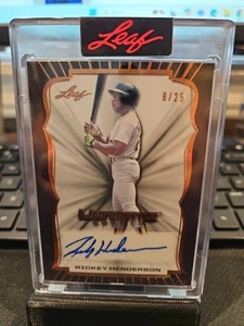 Rickey Henderson 2024 Leaf Ultimate Sports Bronze /25 US-RH1 - Picture 1 of 4
