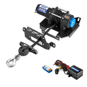 For 2014-2019 Polaris RZR 900/1000/XP Turbo UTV 4500lb Electric Winch Mount - Picture 1 of 11