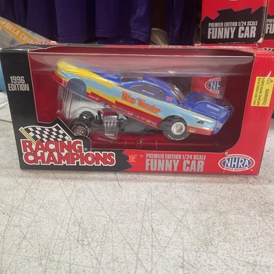 1/24 RACING CHAMPIONS JERRY CAMINITO 1996 BLUE THUNDER Dodge Funny Car NHRA NEW - Image 1 of 4