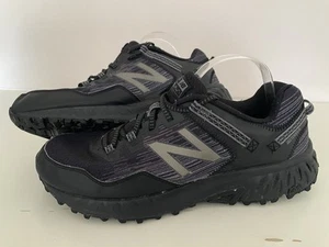 New Balance 410v6 Mens Black Gray Trail Running Trainers Shoes MT410LA6 Uk 11.5 - Picture 1 of 9