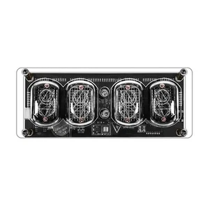 IN12 Nixie Clock with USB Power and RGB Effects for Retro Design Lovers - Bild 1 von 8