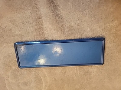 1967-72 Chevrolet GMC C10, K10 Pickup Truck Radio Delete Plate Blue OEM - Image 1 of 2