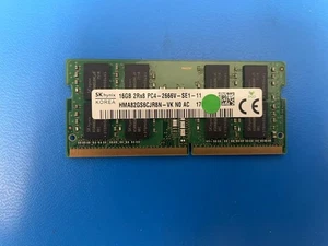 Sk Hynix 16gb DDR4 Laptop RAM 2666V 2rx8 HMA82GS6CJR8N-VK - Picture 1 of 1