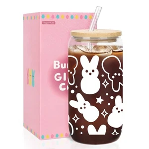 Easter Bunny Cup, Easter Basket Stuffers Gifts for Women Girls Kids Teens, Cu... - Picture 1 of 6
