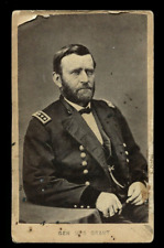Civil War General US GRANT CDV 1860s 1865