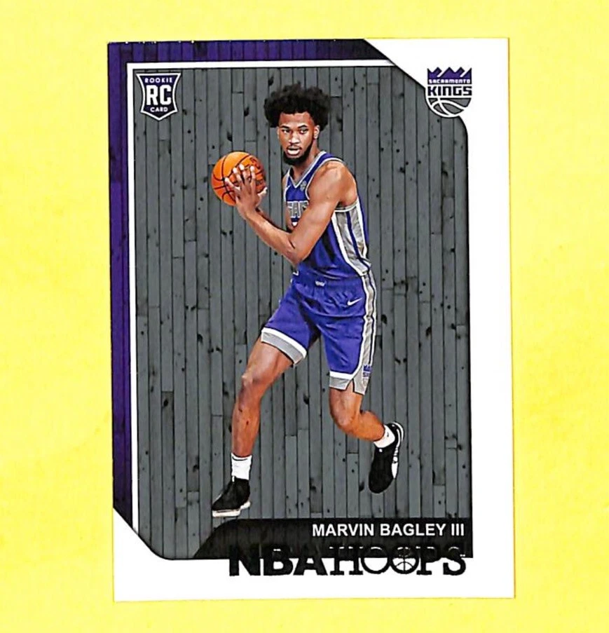 2018-19 Panini Hoops #258 Marvin Bagley Rookie RC Card Kings  - Image 1 of 1