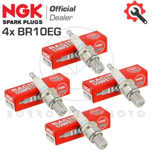 CANDELE SET x4 NGK RACING PUNTA DI PLATINO BR10EG POLARIS 600 IQ TOURING EURO - Imagen 1 de 3