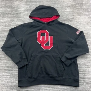 Oklahoma University Hoodie Size L Youth Sooner Pullover Hooded Sweatshirt NCAA - Picture 1 of 7