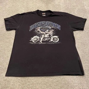 Camisa Harley Davidson Para Hombres XL Motocicleta Motociclista EE. UU. Sexy Niña Puente Michigan Y2K - Imagen 1 de 12