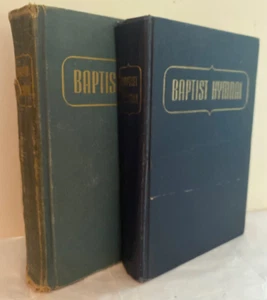 2 Baptist Hymnal Walter Hines Sims HB 1956 Blue - Imagen 1 de 11