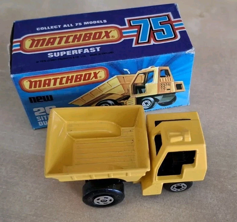 Matchbox Superfast SITE DUMPER, 1/66, SUPERMINT IN BOX  - Immagine 1 di 3