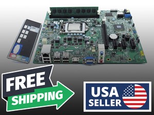BUNDLE | Dell 0M5DCD Optiplex 390 MIH61R Motherboard w/ CPU + DDR3 + IO SHIELD |