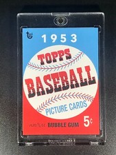 2018 Topps 80th Anniversary 1953 Wrapper Art #57 Pack Fresh & Mint