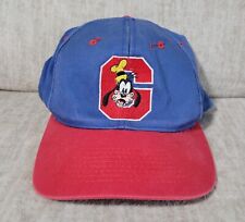 Vintage GOOFY Hat Adult Snapback University Mickey Unlimited Disney 90s Blue Red