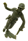Plastic USMC Marine / Soldier Figure Squad Leader - Vintage 4 3/4" Tall
