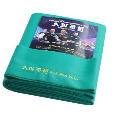 ANDY'S CLOTH Andy's 988 Cloth - 9' Set - Green Pool Table Cloth - Value added items