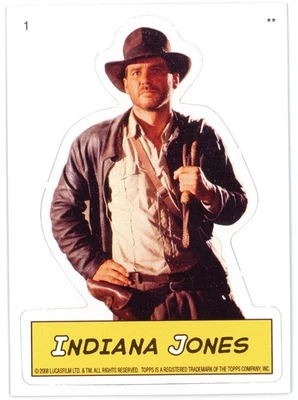 2008 Topps Indiana Jones Heritage Retail Magnet Die Cut ROTLA #1 Ultra-rare - Image 1 of 4