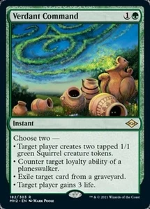 Verdant Command - NM - MTG Modern Horizons 2 - Magic the Gathering - Picture 1 of 1