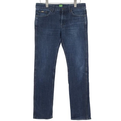 Pantalones de mezclilla Hugo Boss etiqueta verde para hombre elásticos regulares rectos Ke3 talla W33 L32 Foto 1 de 4