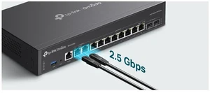 TP-Link Omada ER7412-M2 Multi-Gig VPN Router, równoważnik multi WAN - Zdjęcie 1 z 1