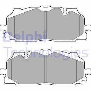 DELPHI Juego de Pastillas Freno Eje para Audi A4 A5 A6 A7 A8 Q3 Q5 Q7 Q8 Skoda - Imagen 1 de 1