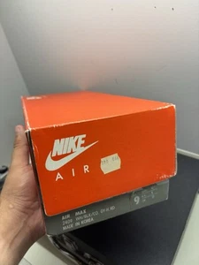 Vintage Nike 2409 Air Max Schuhkarton nur Größe 9 *Leerkarton* orange/grau - Bild 1 von 5