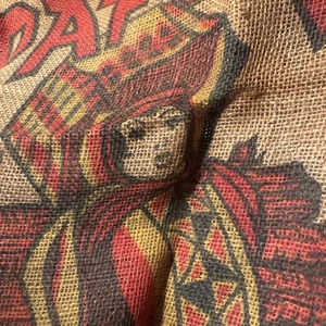 2 nativi americani vintage n. 1 Papoose Patate Burlap Gunny Sack Patata - Foto 1 di 16