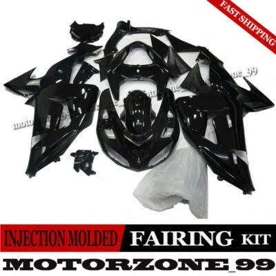 For Kawasaki Ninja ZX10R 2006 2007 Glossy Black Fairings Kit Bodywork Set 06 07 - Изображение 1 из 3