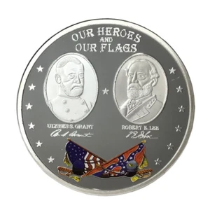 2011/2015 Civil War Sesquicentennial Our Heroes and Our Flags 54 Gramm 50 mm # - Bild 1 von 2