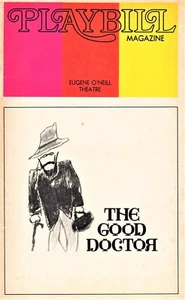 Nov. 1973 Playbill Eugene O'Neill Theatre Christopher Plummer in The Good Doctor - Picture 1 of 1