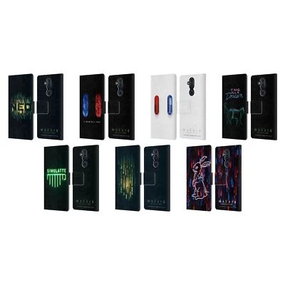 OFFICIAL THE MATRIX RESURRECTIONS KEY ART LEATHER BOOK CASE FOR NOKIA PHONES - Image 1 of 4