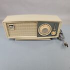 Sears Silvertone Transistor AM Radio 8002 beige vintage 13227501 travaux testés