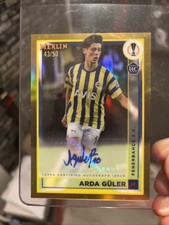 Topps Chrome Merlin 22/23 Arda Guler Rookie sig gold refractor 43/50 RARE AUTO