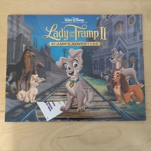 NEW Lady and the Tramp 2 Scamp's Adventure Exclusive Lithograph Portfolio SEALED - Picture 1 of 4