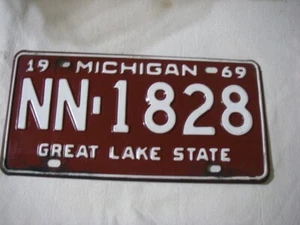 1969 MICHIGAN GREAT LAKE STATE (1828) KAUFEN SIE 2 TELLER VON UNS FÜR EINE VERSANDGEBÜHR - Bild 1 von 2