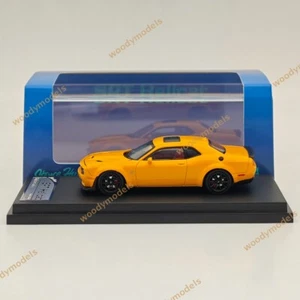 SH 1:64 Dodge SRT Hellcat Muscle Sports Yellow Diecast Model Car Limited - Picture 1 of 8