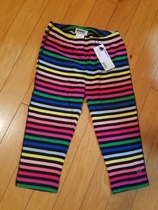NWT Rykiel Enfant girls striped leggings size 10 y 100% cotton made in Turkey - Picture 1 of 4
