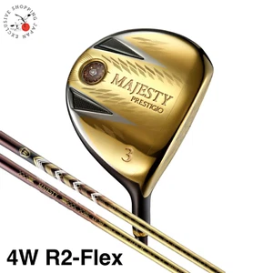 Majesty Golf Prestigio 13 Fairway Wood Club Gold 4W LV760 Graphite R2-Flex MTO - Picture 1 of 9