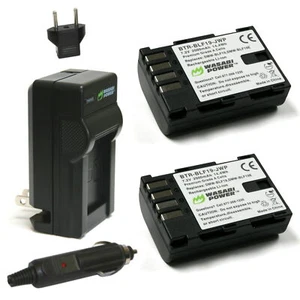 Wasabi Power Battery (2-Pack) and Charger for Panasonic DMW-BLF19 - Picture 1 of 5