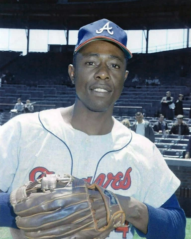 Atlanta Braves HENRY 'HANK' AARON 8x10 Photo Print Glossy Poster HOF 82 Cover