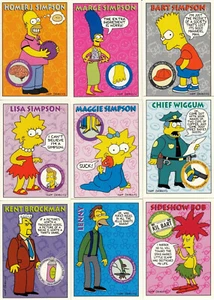 SIMPSONS SKYBOX 1993-94 SERIES 1 AND SERIES 2 SETS WITH TATTOO SET AND SMELL SET - Picture 1 of 4