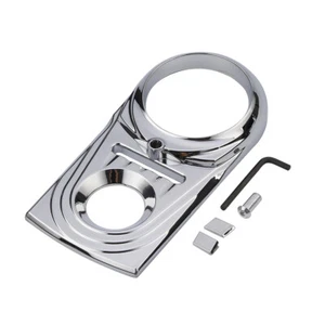 Chrome Dash Panel Insert Cover Fit For Harley Softail Fat Boy FLSTF 2000-2017 16 - Picture 1 of 9