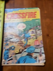 CROSSFIRE POLICE COMIC 1976 - Picture 1 of 6